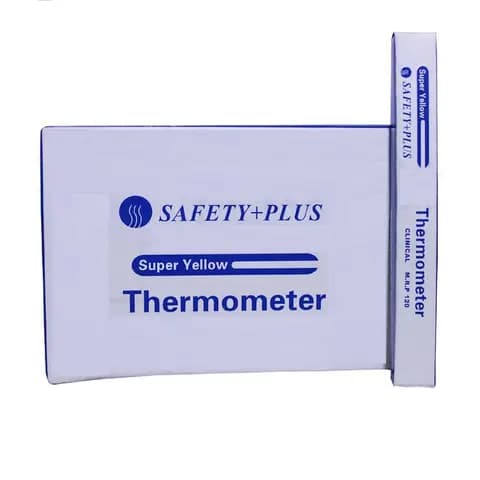 Safety+ Plus Yellow Digital Thermometer – Easy & Accurate