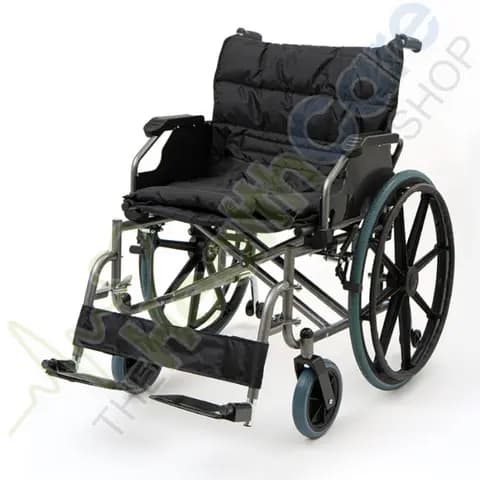 KY951B Heavy-Duty Extra-Wide Wheelchair – Flip-Up Arms, Elevating Footrests