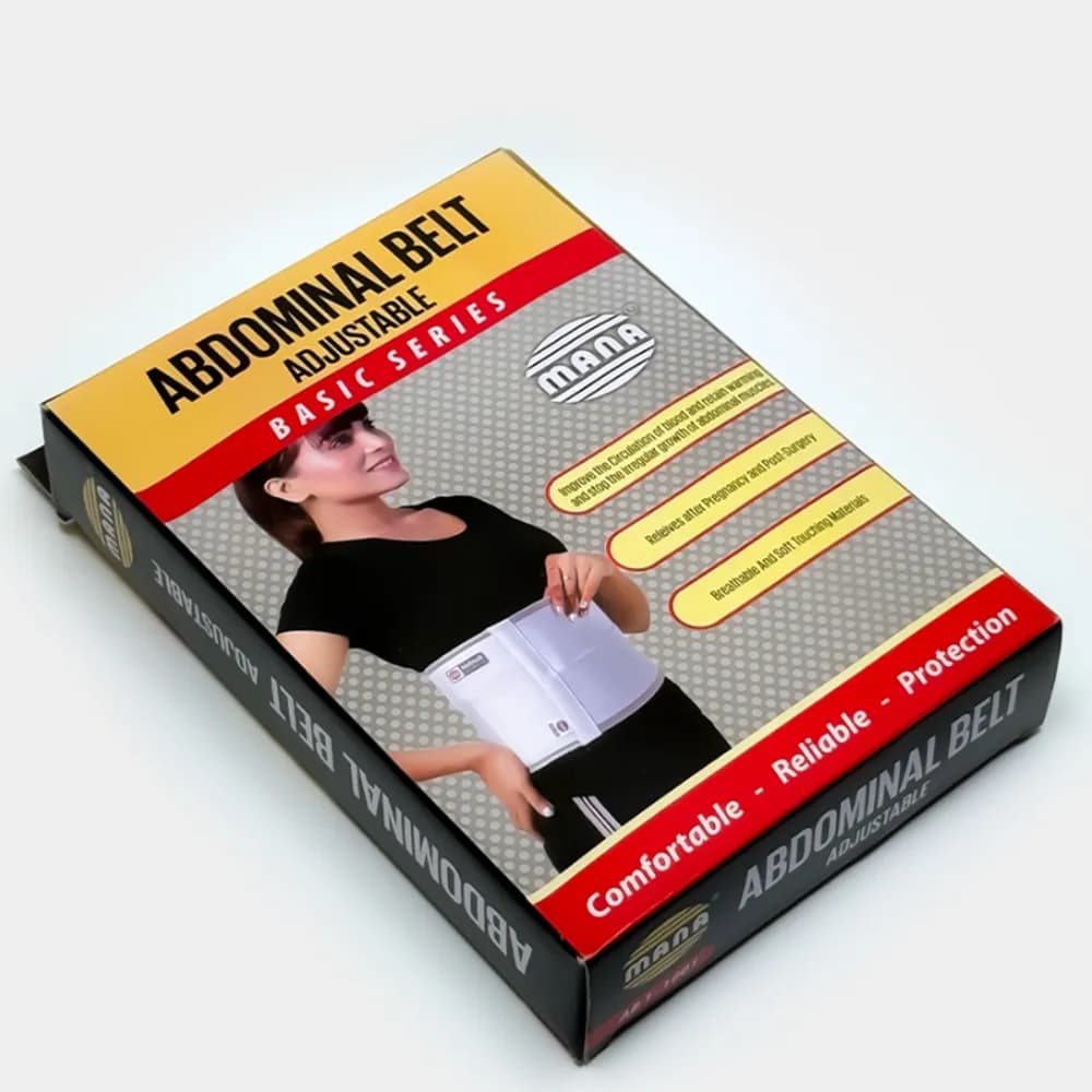 Adjustable Abdominal Belt – Breathable Core & Lower Back Compression Support