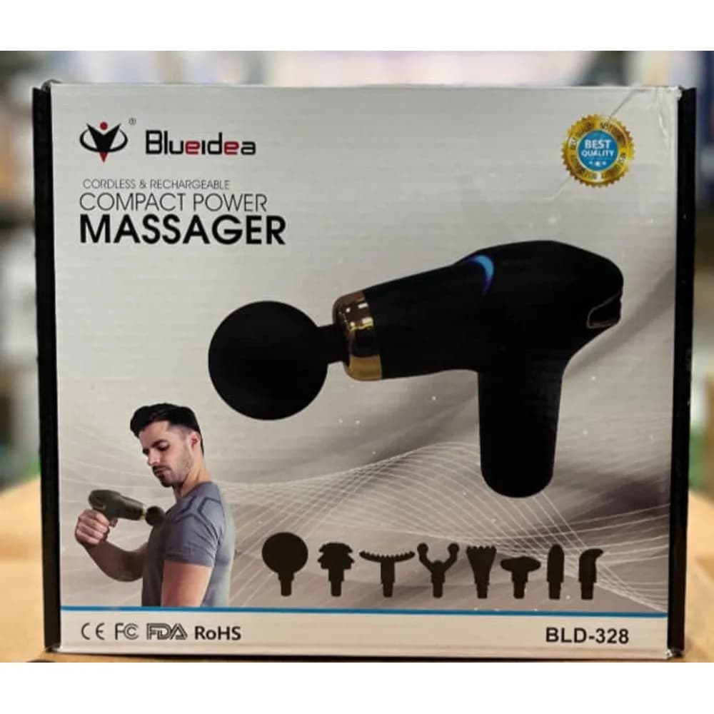 Blueidea BLD-328 Compact Power Massage Gun – Cordless Deep Tissue Massager