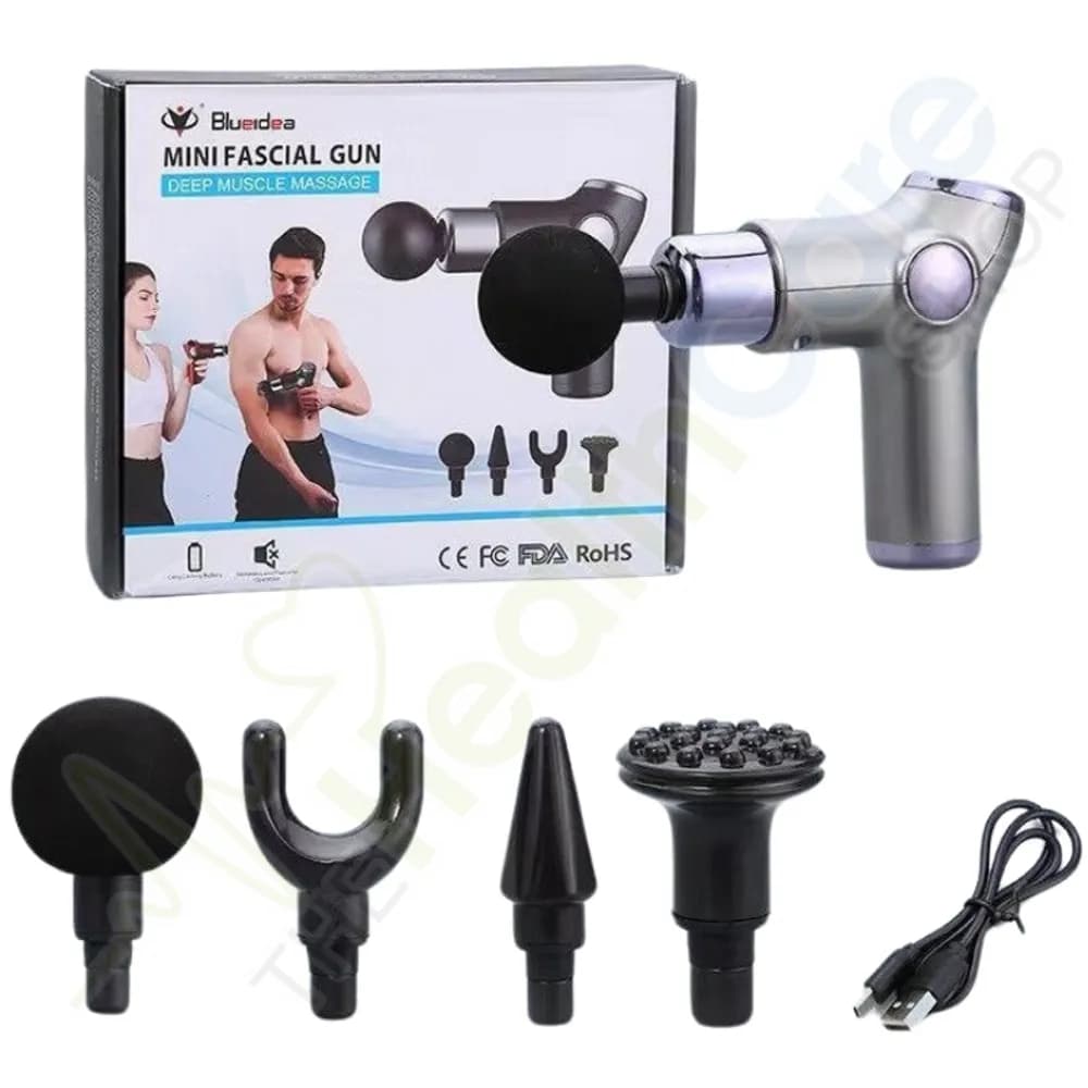 BlueIdea Mini Massage Gun – Pocket-Size Deep Muscle Massager