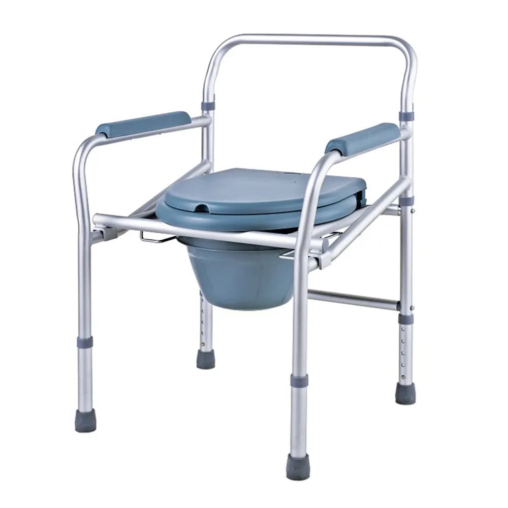 Aluminium Foldable Commode Chair 894-L – Space-Saving Toileting Aid