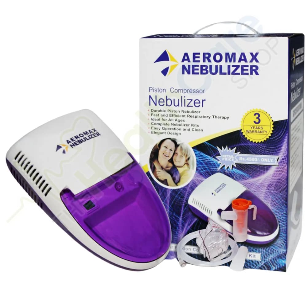 Aeromax Piston Compressor Nebulizer Kit – Home Respiratory Therapy