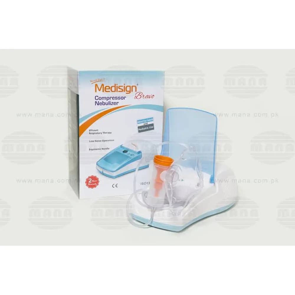 Medisign Bravo Compressor Nebulizer – Home Respiratory Therapy Kit