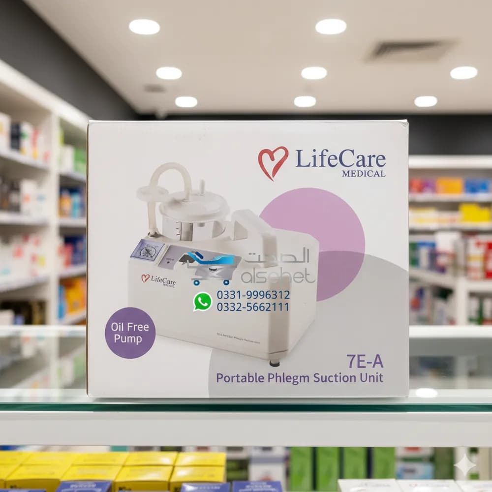 Lifecare 7E-A Portable Suction Machine – Airway & Phlegm Suction