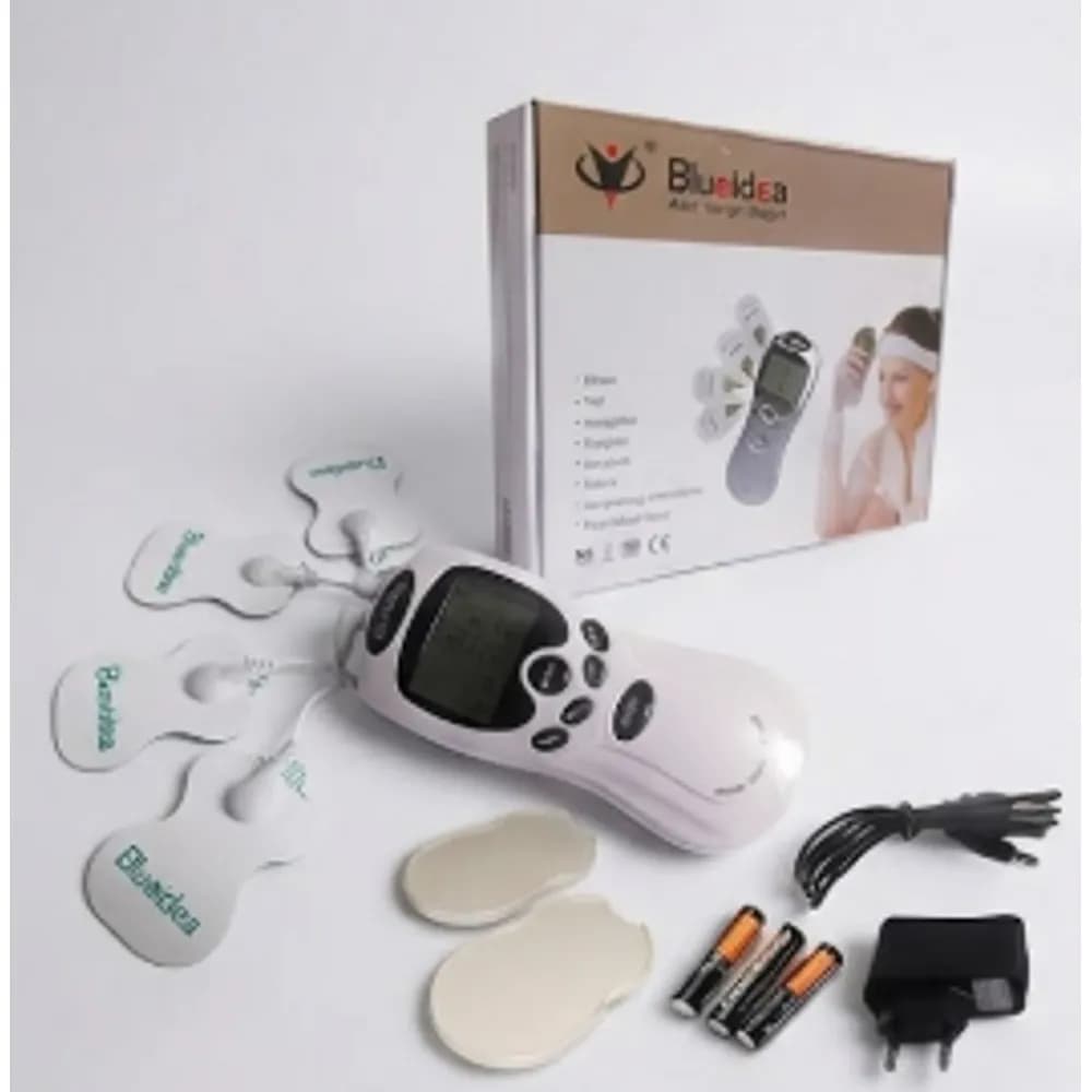 Blueidea Digital Therapy Machine with 4 Electrode Pads – Full-Body Pulse Massager